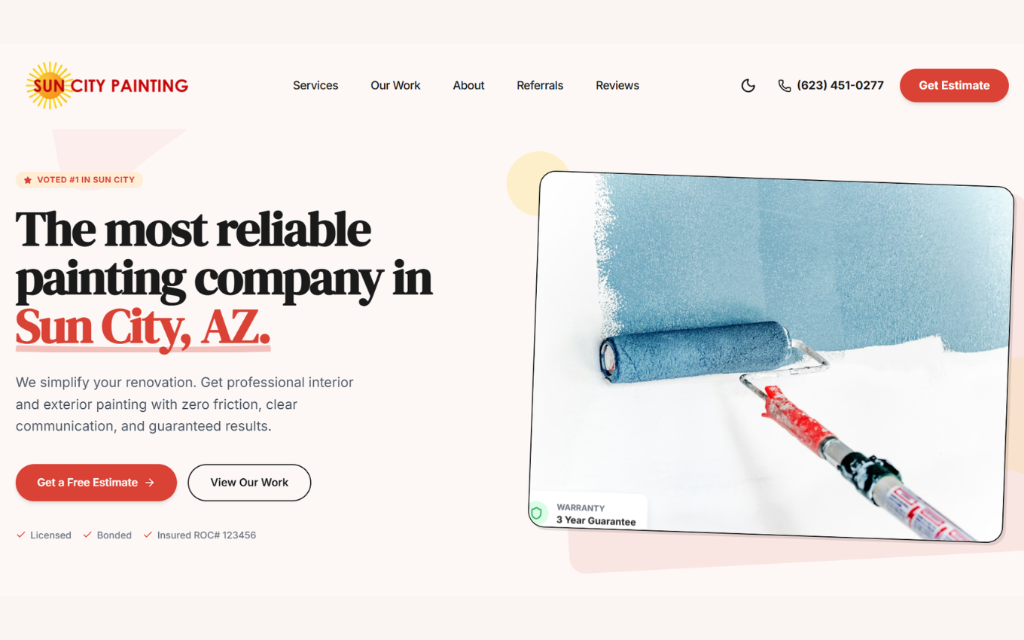 Sun City Painting - Interior & exterior painting