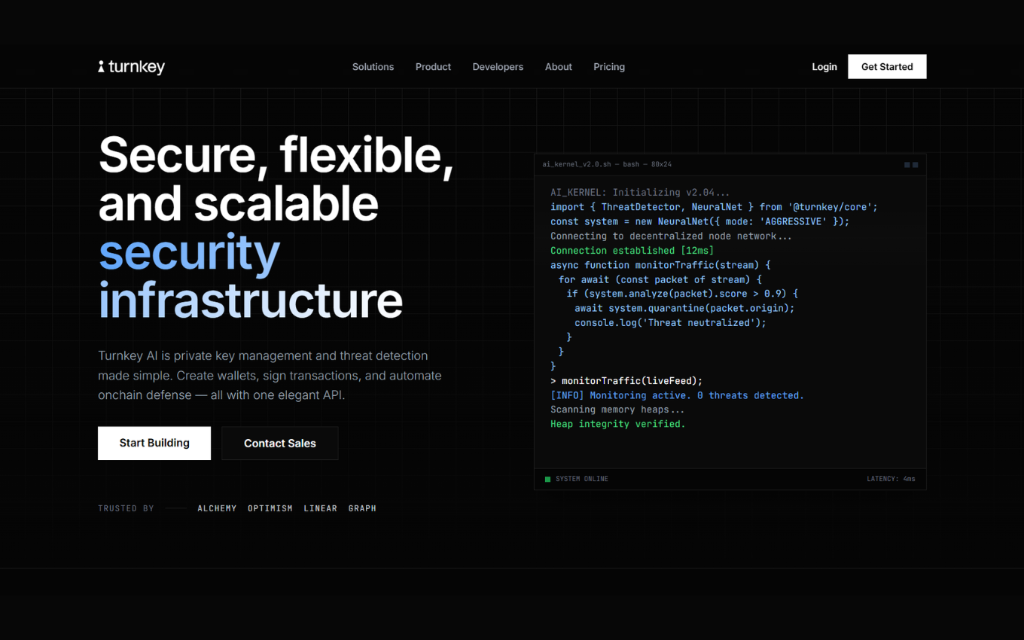 Turnkey AI - Security platform